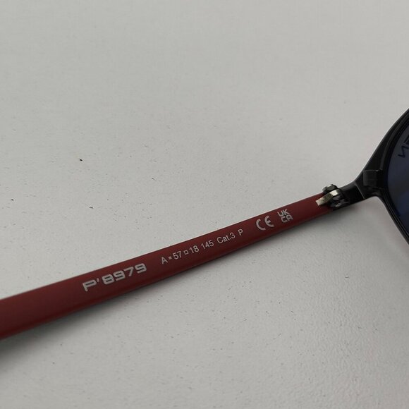 🕶️Made in Italy! Porsche Design P8979 Polarized Sunglasses 57/18 145 /EUM111🕶️ - Picture 5 of 11